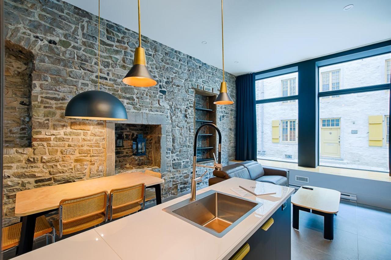 דירות Les Lofts Notre-Dame - Par Les Lofts Vieux-Quebec מראה חיצוני תמונה